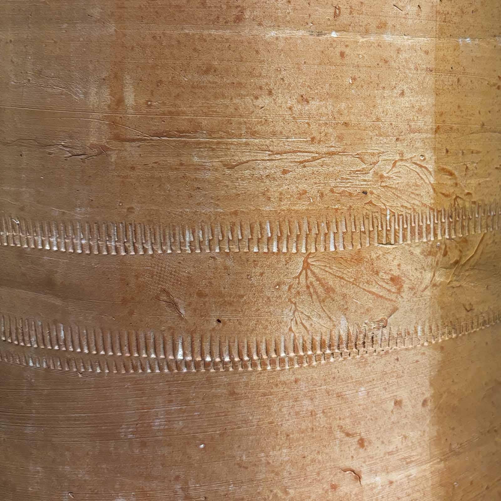 Albero della Vita in terracotta e paglia scolpito a mano da Manu Crotti in vendita 1