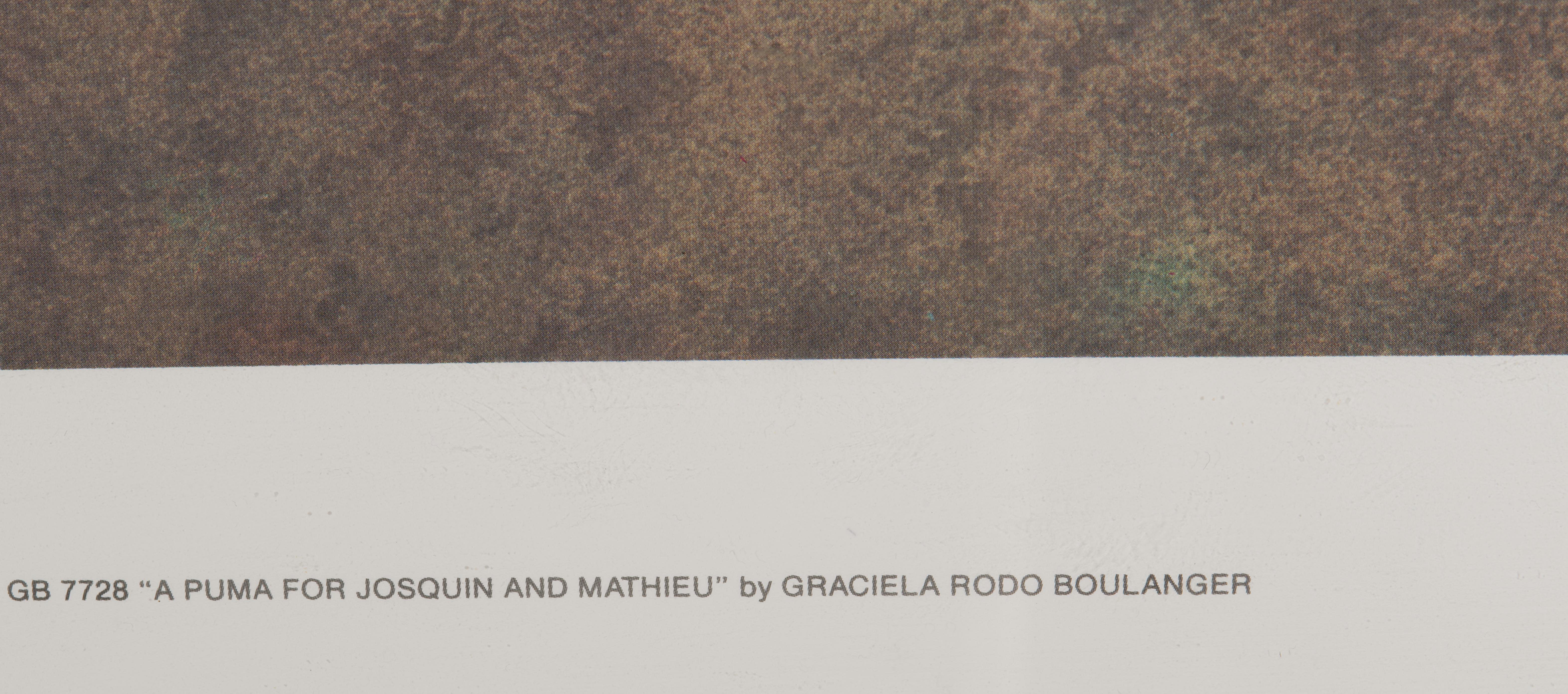 Graciela Rodo Boulanger One For Each One Gerahmte Lithographie 1970er Jahre (Papier) im Angebot