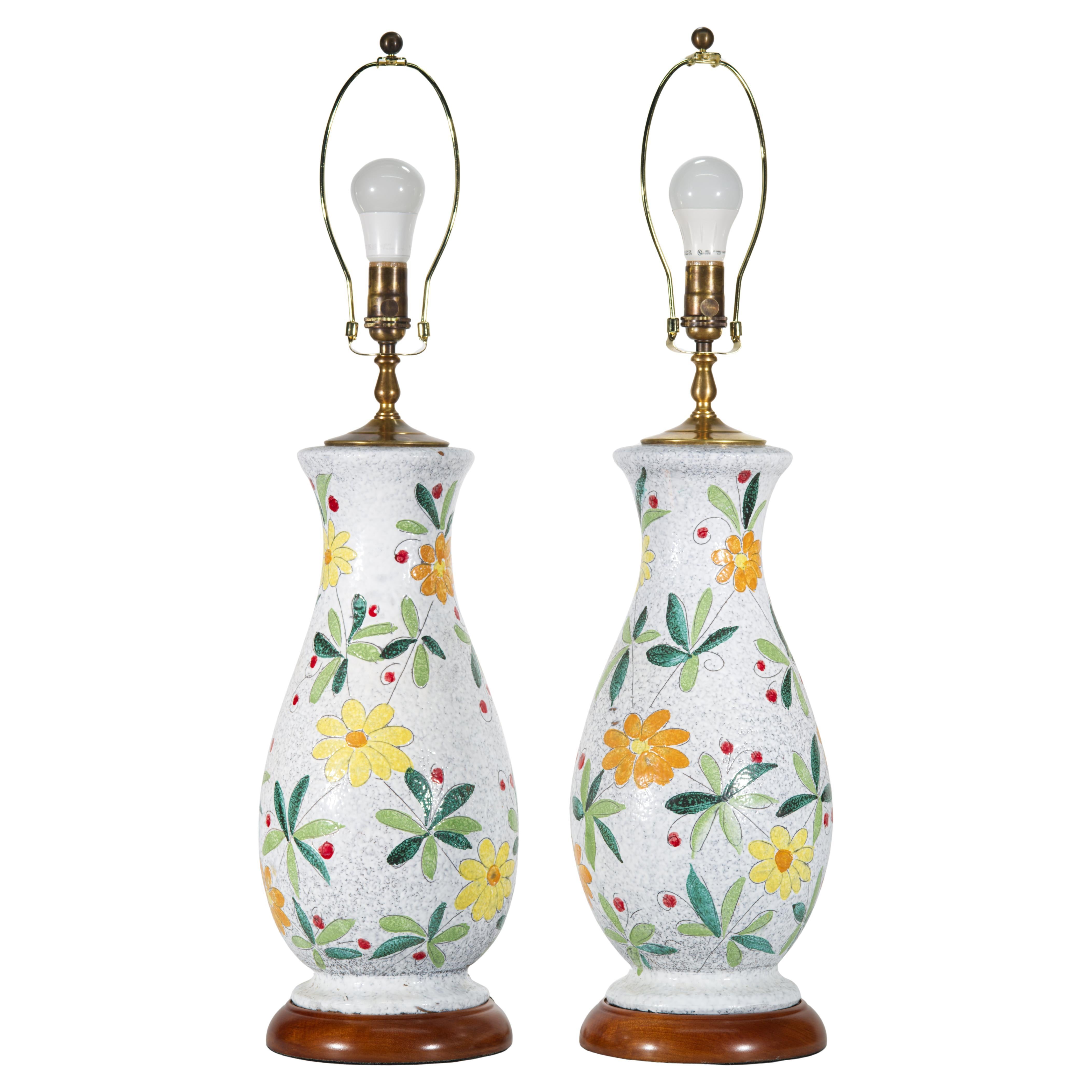 Painted Table Lamps