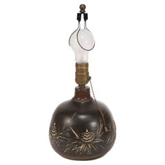 Carol Snyder Porcelain Accent Table Lamp, American Studio Pottery