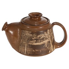 Teiera in porcellana di Carol Snyder, American Studio Pottery