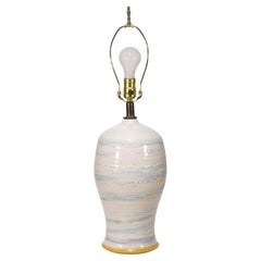 Stoneware Jug Jar Table Lamp, American Studio Pottery 1970s