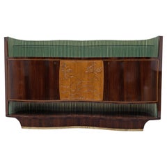 Vittorio Dassi Mid-Century Modern Italian Cabinet Bar, 1950s