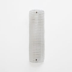 Pair of Modern Italian Murano Glass Textured Wall Sconces