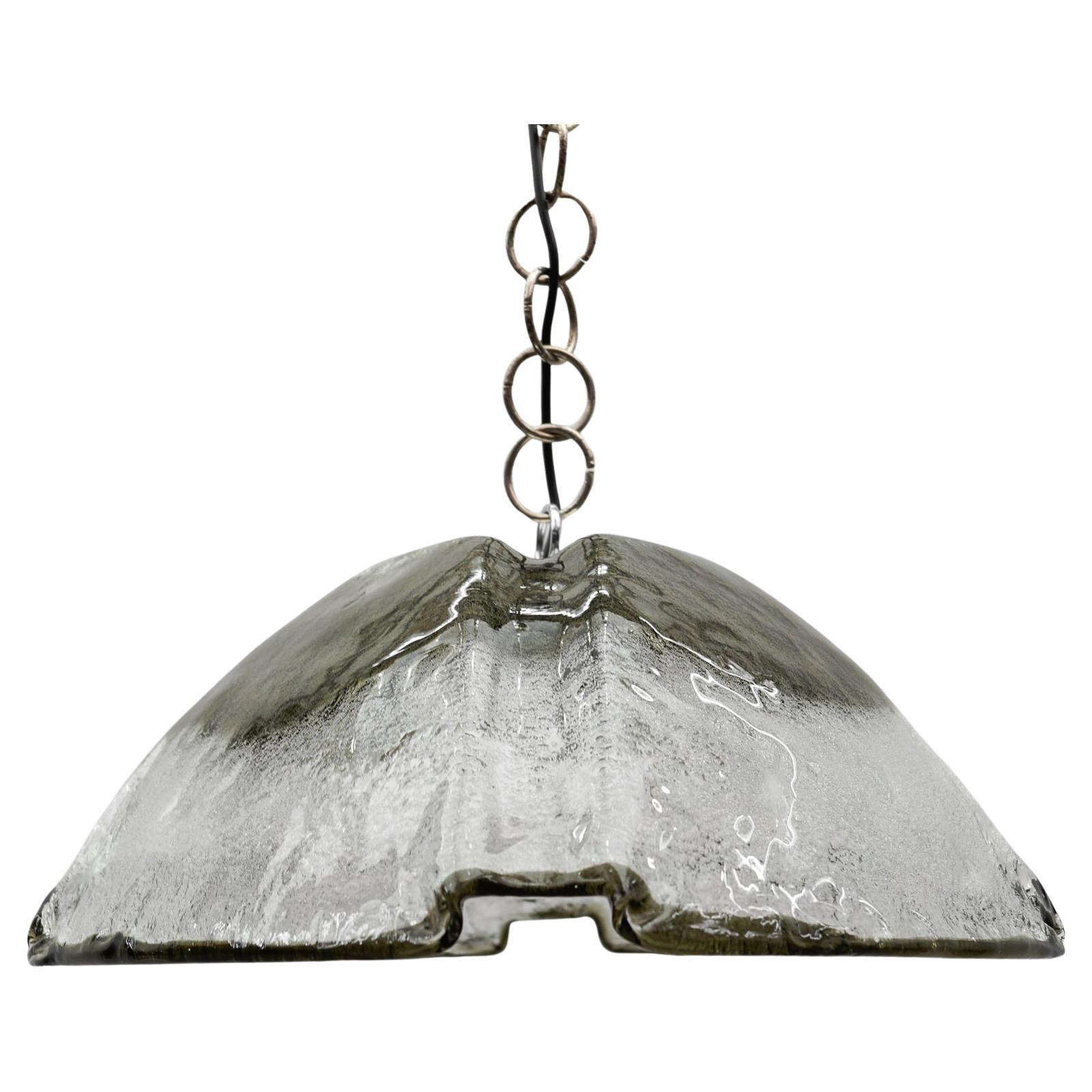 Lampada a sospensione Carlo Nason Mazzega per J.AT&T. Kalmar in vetro di Murano, anni '70 in vendita