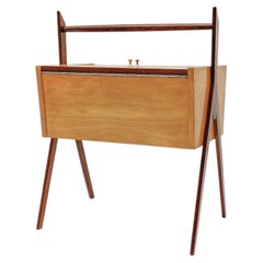 Lovely Mid-Century Modern sewing or for whatever you want box, 1960s Italy