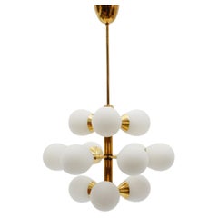 Lovely large Mid-Century Modern Sputnik Lamp by Kaiser Leuchten, Germany 1960s
