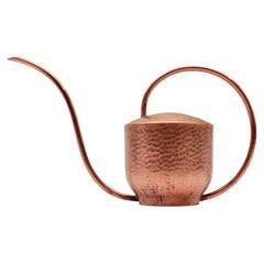 Hammered Mid-Century Modern copper watering can, 1960s Germany