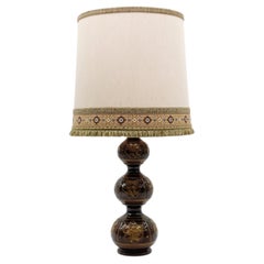 Rare Green Ceramic Table Lamp Base from Kaiser Leuchten, Germany 1960s -