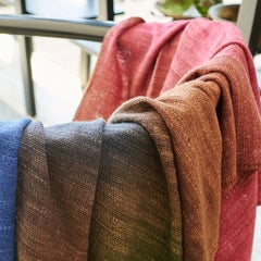 Modern Artisan Riverside Handwoven Throw Blanket in Handspun Merino by Variously