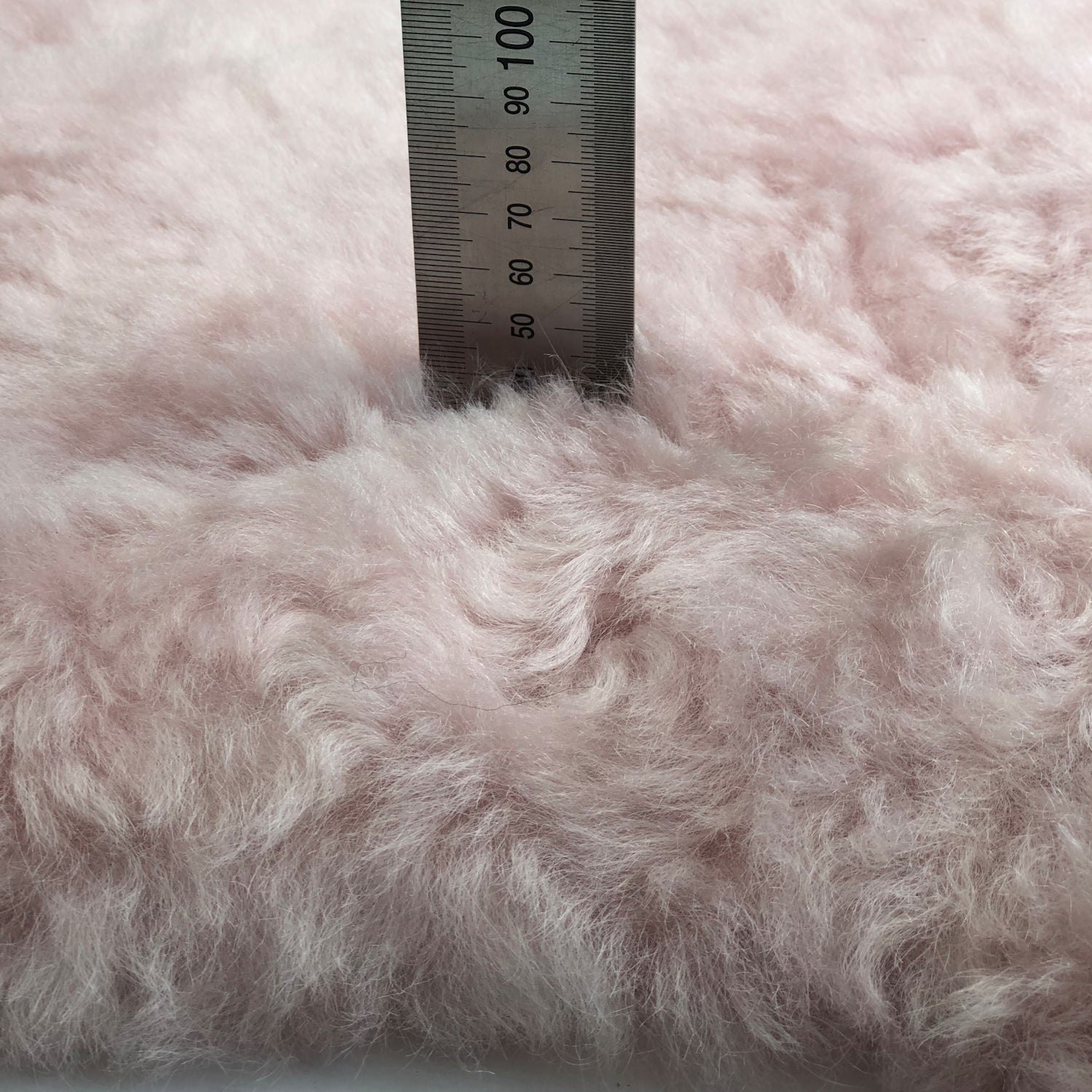 Bunny Rabbit Nursery Rug Pink Sheepskin With Long Wool Pompom Tail