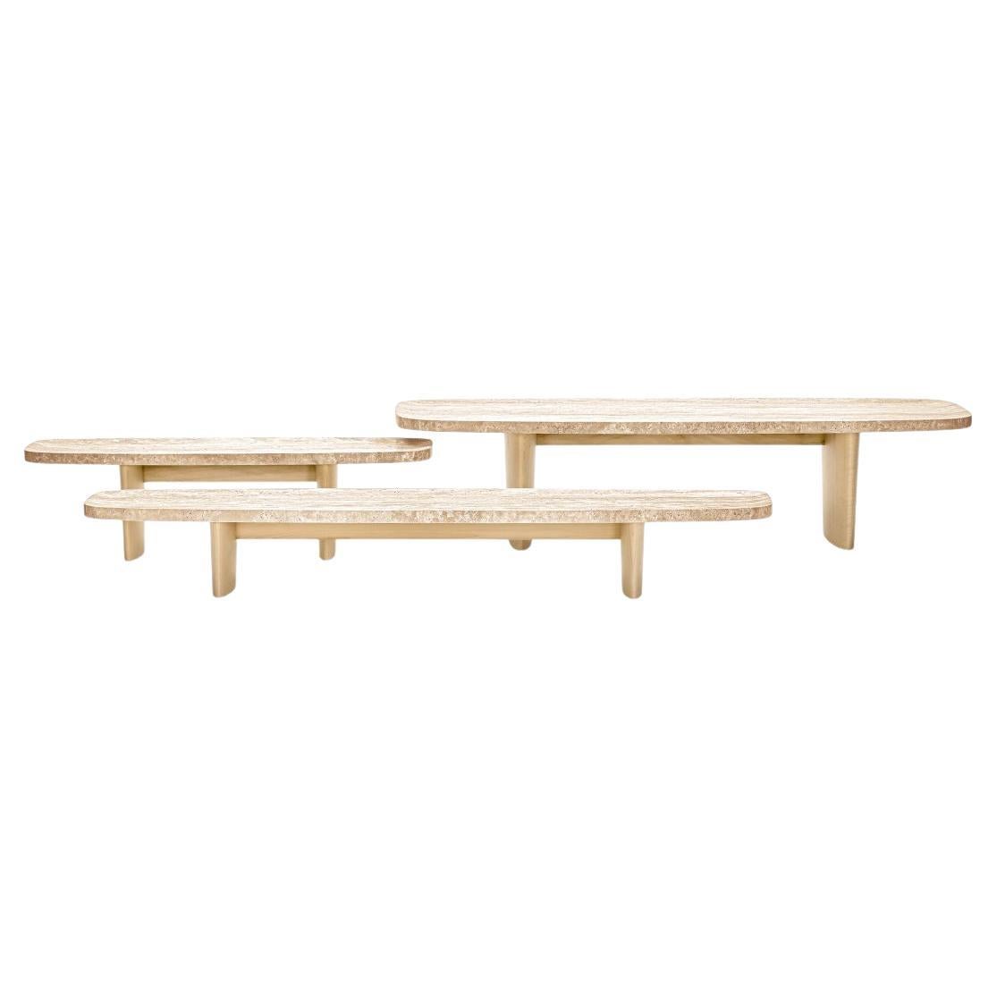 ClassiCon Set of three Matéria Coffee Tables by Christian Haas