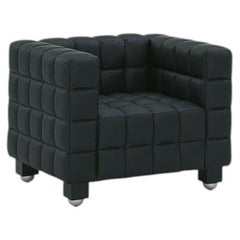 Customizable Wittmann Leather Kubus Armchair by Josef Hoffmann