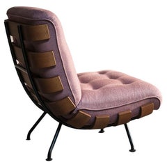  Tacchini Costela Pink Lounge Chair by Martin Eisler in stock