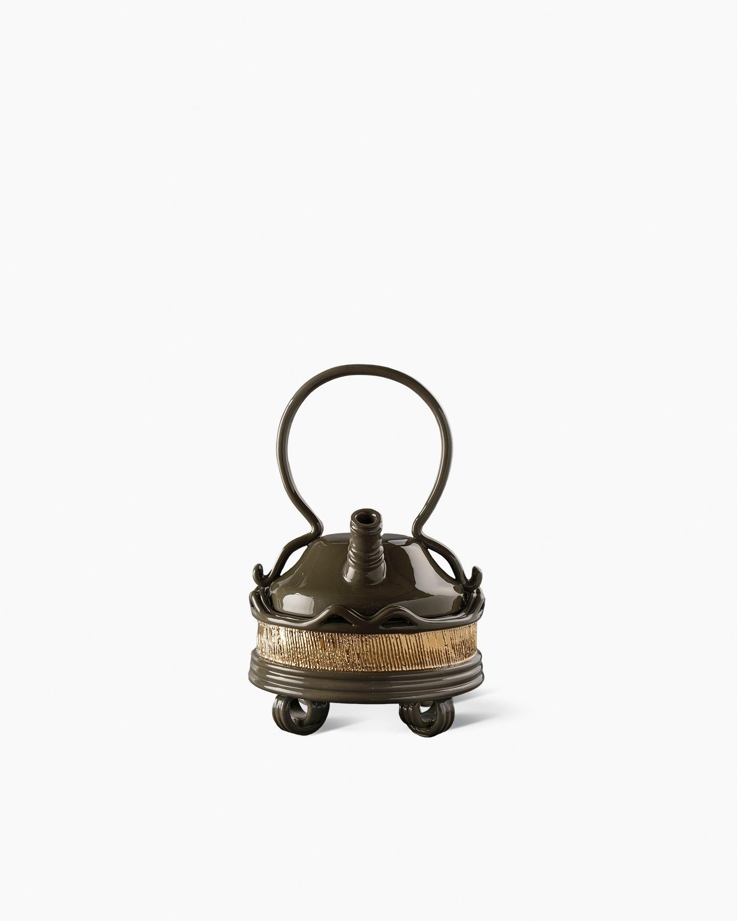 Characterized by a fluted handle crafted through the technical skill of Bitossi’s artisans. The shape of the teapot spout is inspired by French Saint-Porchaire pottery.

All Bitossi ceramics are entirely handmade by our artisans at every stage of