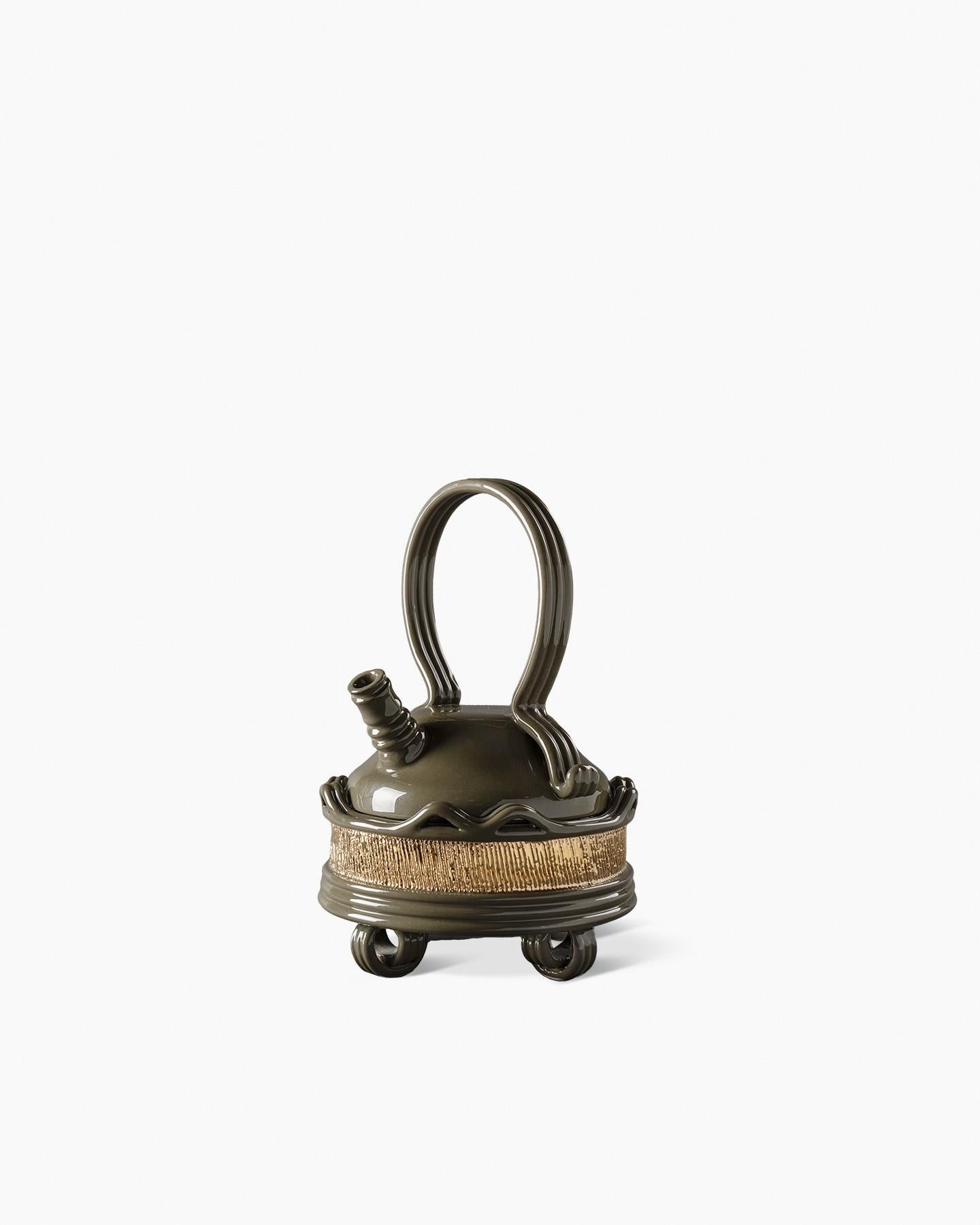 Italian Bitossi Teapot by Pierre Marie Agin For Sale