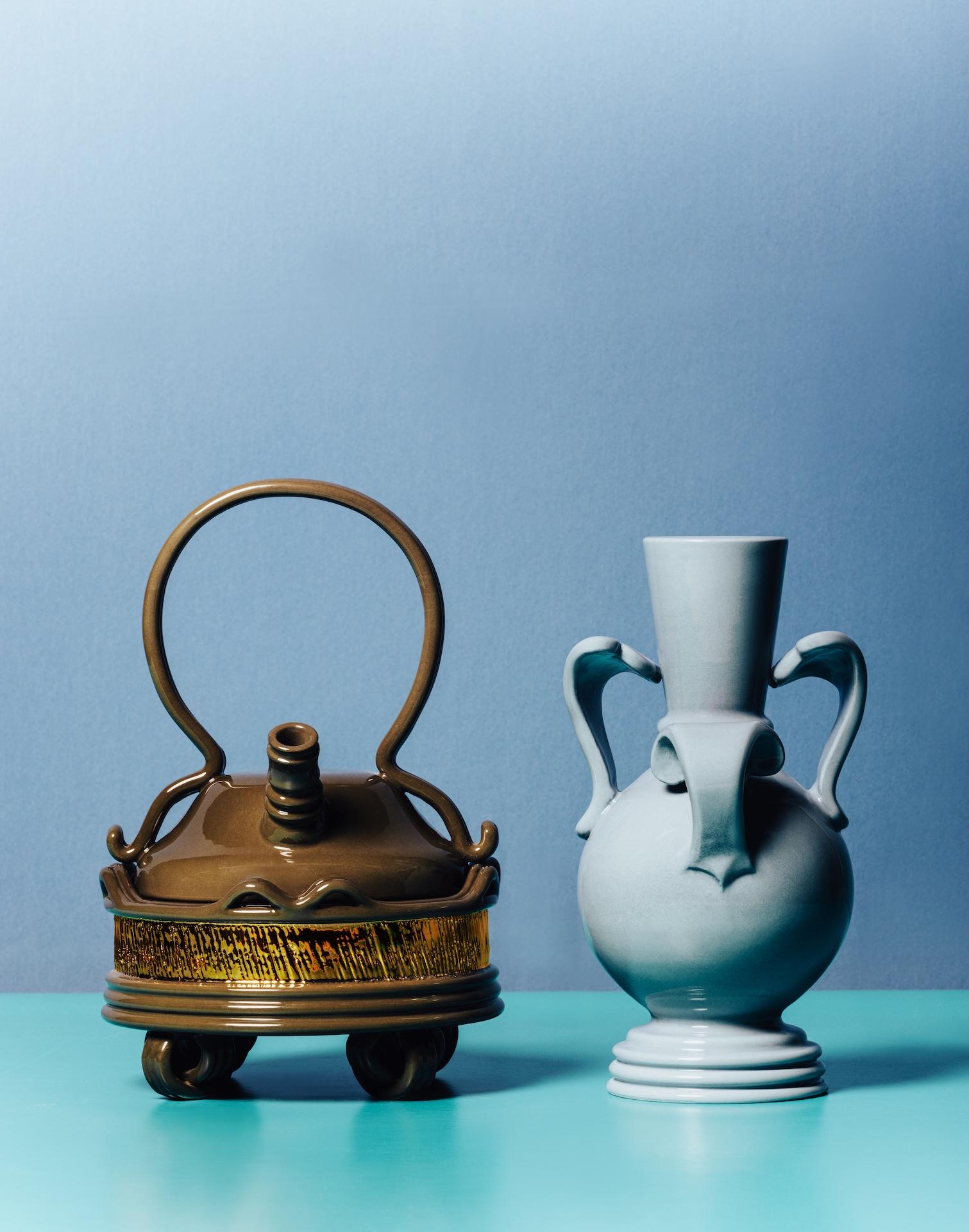 Bitossi Teapot by Pierre Marie Agin In New Condition For Sale In New York, NY