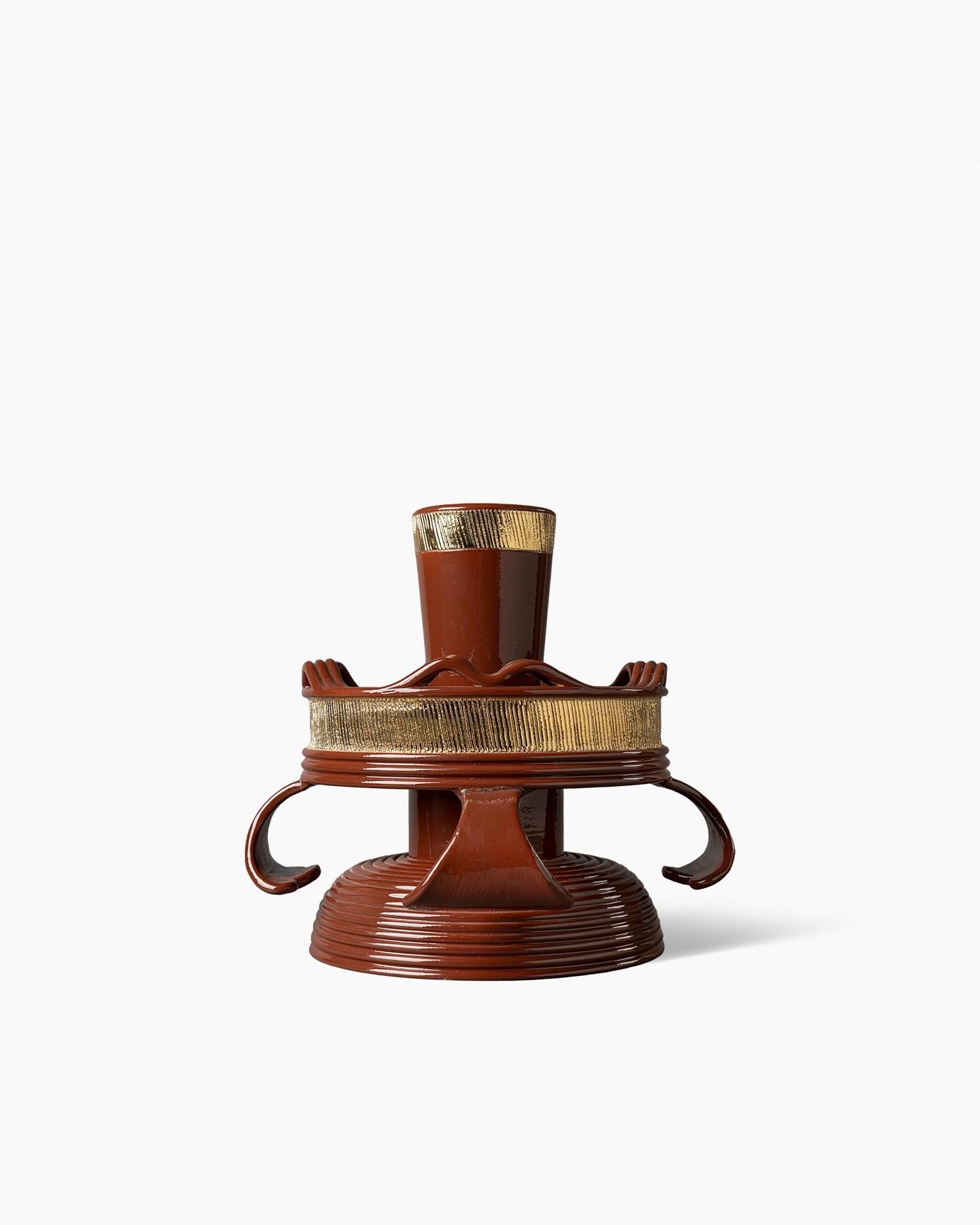 Bitossi Centrepiece by Pierre Marie Agin In New Condition For Sale In New York, NY