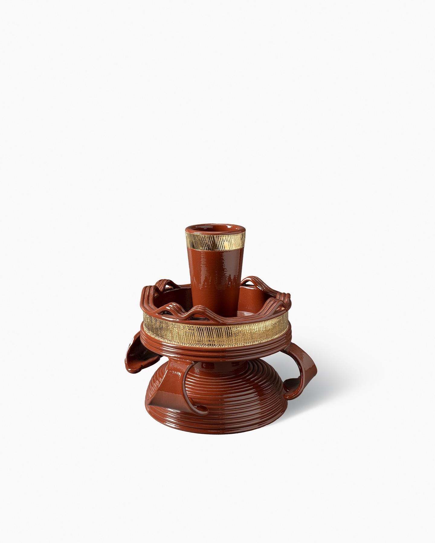 Italian Bitossi Centrepiece by Pierre Marie Agin For Sale
