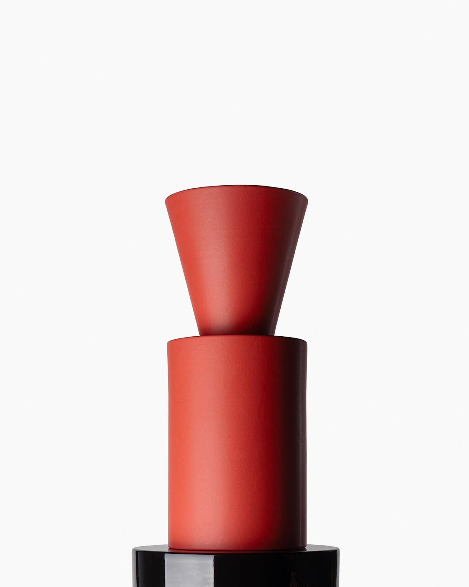 Bittosi Rosso Opaco Scultura by Nathalie Du Pasquier In New Condition For Sale In New York, NY