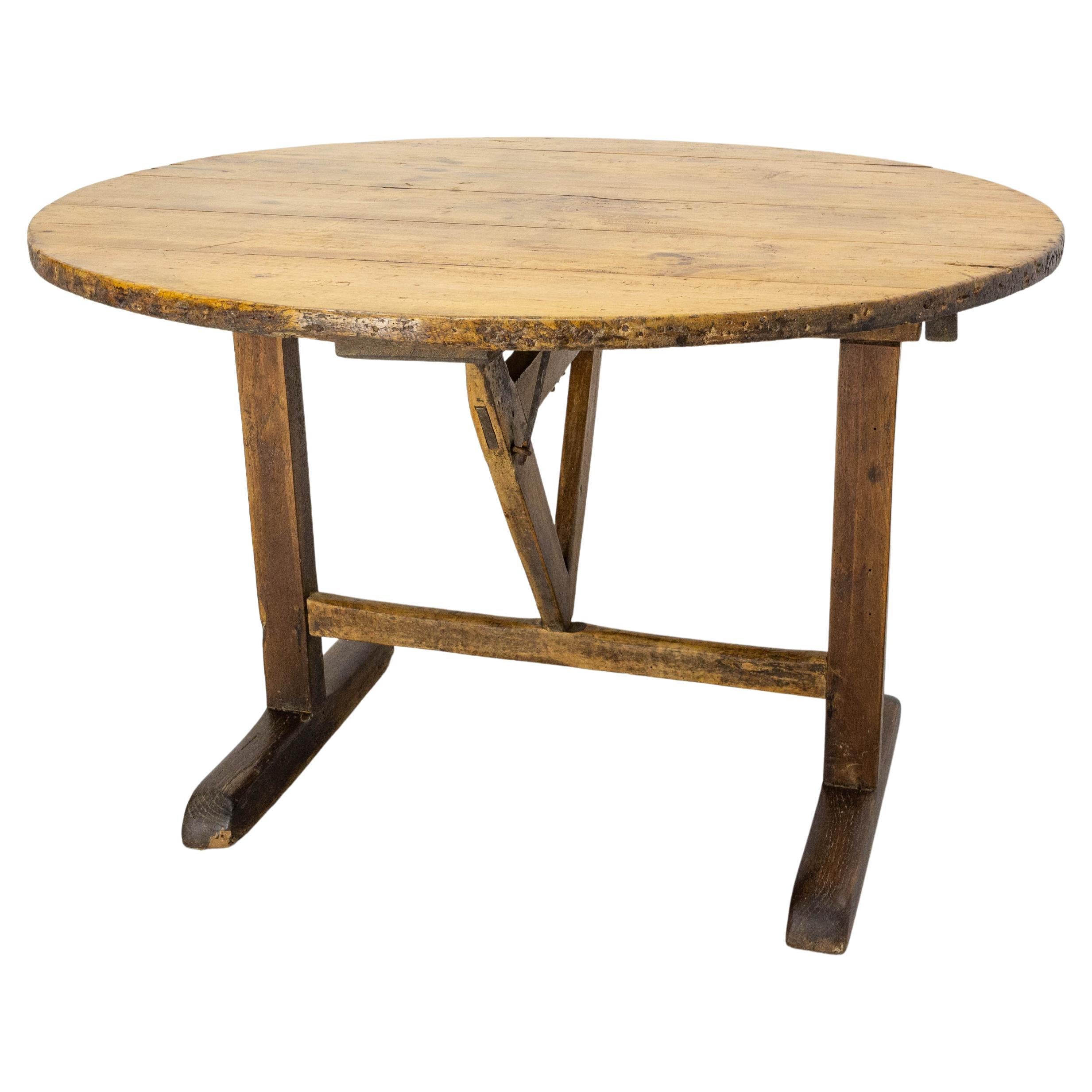French oak and poplar table made in the mid-19th century.
The 