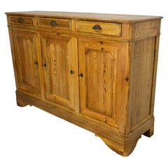 Credenza francese Credenza provinciale in pino, metà del XIX secolo