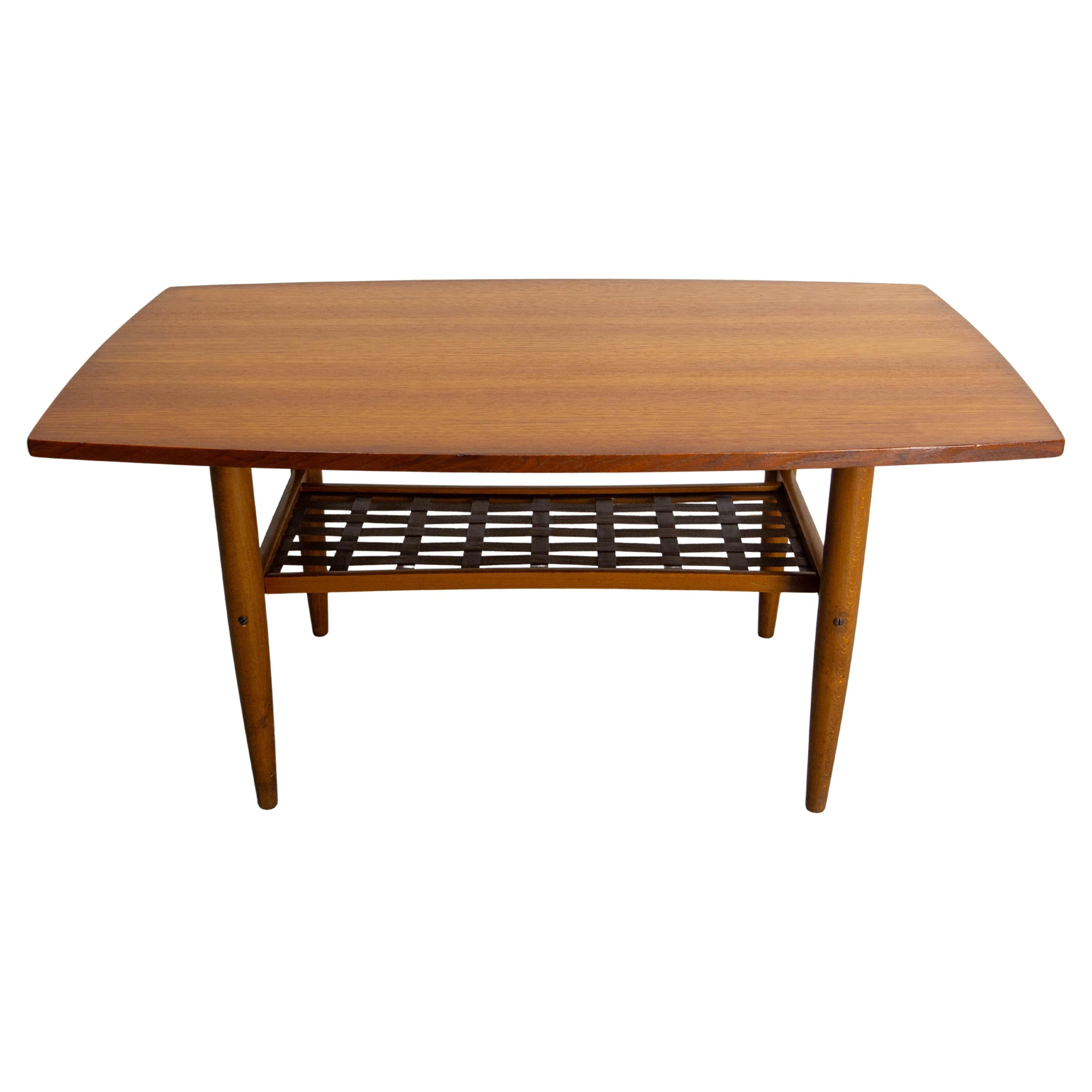 Sweden Teak Coffee Table by Albert Larsson for Alberts Tibro, 1963 For Sale