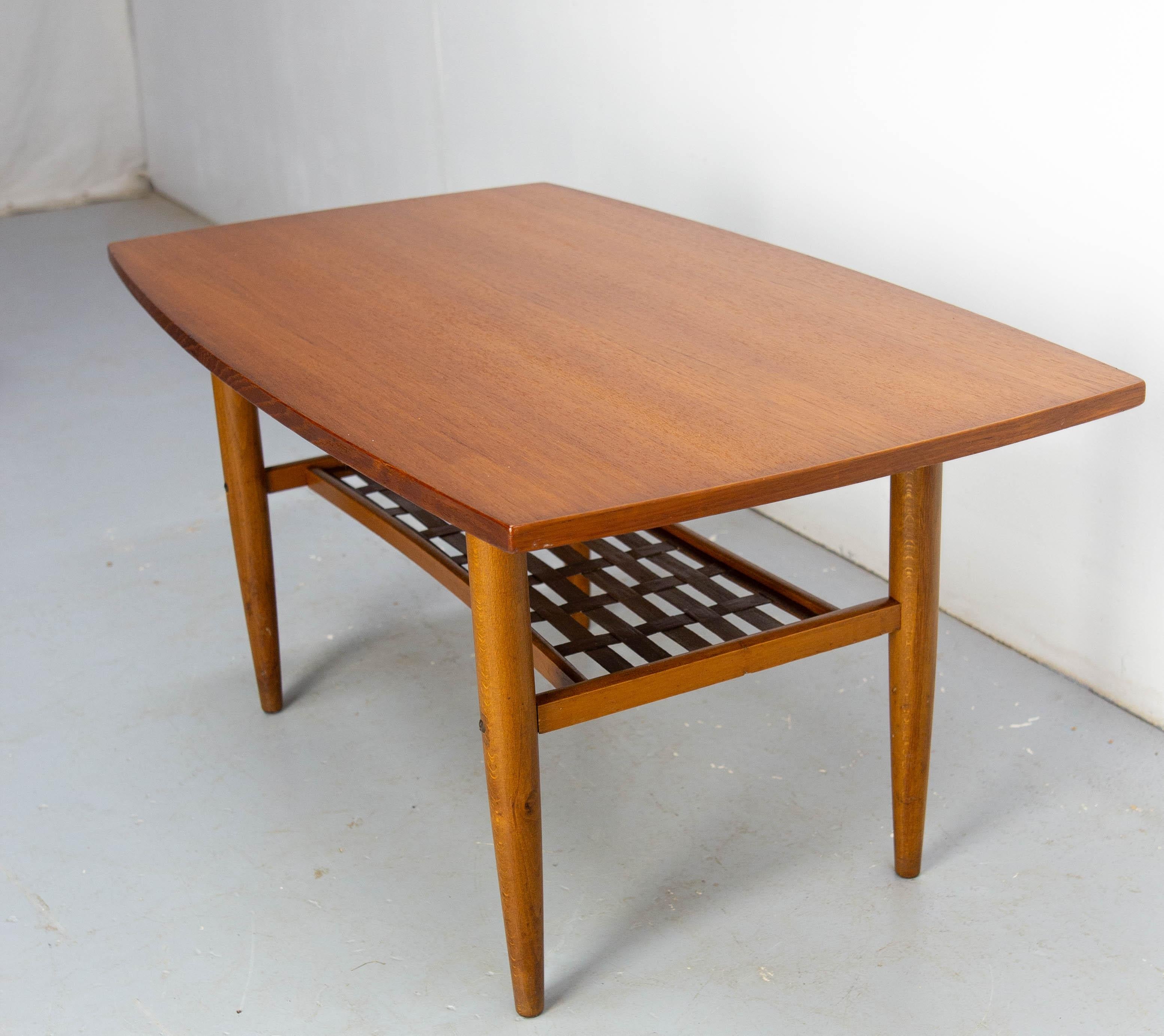 20th Century Sweden Teak Coffee Table by Albert Larsson for Alberts Tibro, 1963 For Sale