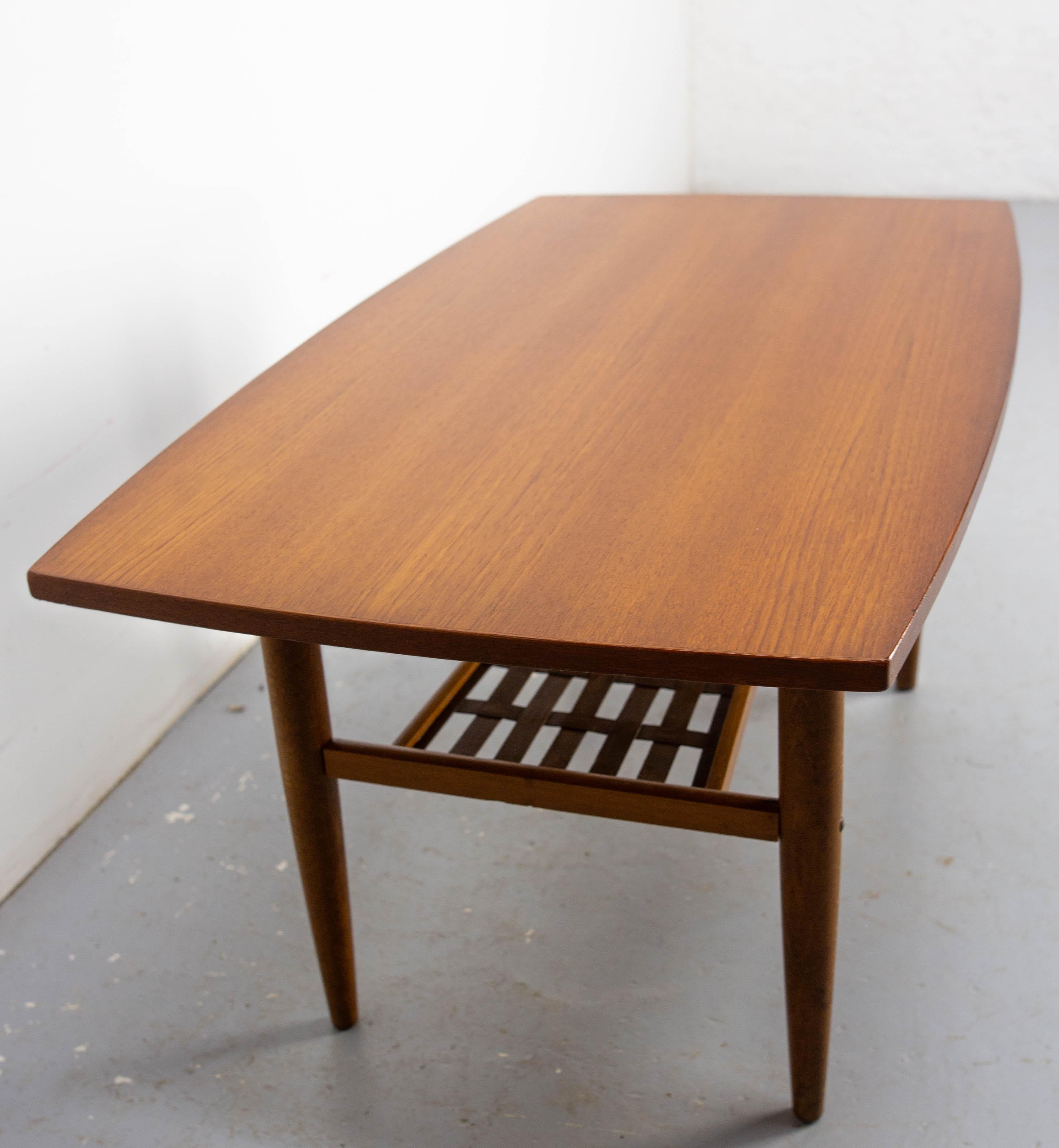 Sweden Teak Coffee Table by Albert Larsson for Alberts Tibro, 1963 In Good Condition For Sale In Labrit, Landes