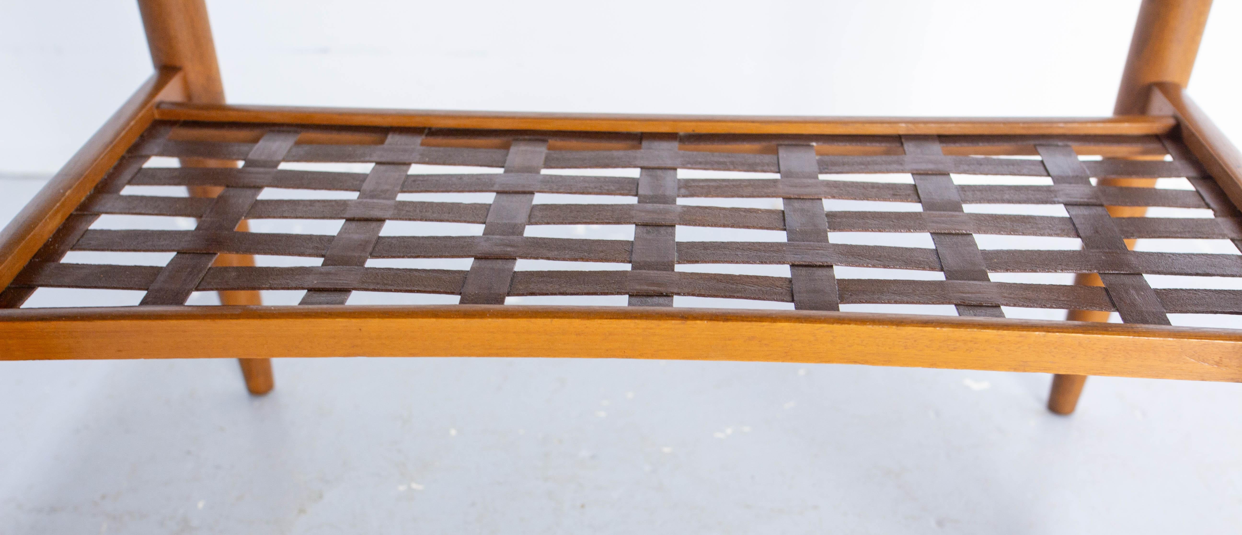 Beech Sweden Teak Coffee Table by Albert Larsson for Alberts Tibro, 1963 For Sale