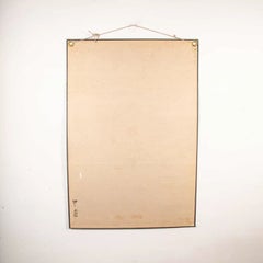 Early 20th Century Educational Chart, Rigid Chart Plant, Leaf Varieties