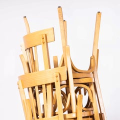 1950's Baumann Bentwood Tri Back Dining Chair - Bleached  - Various Qty