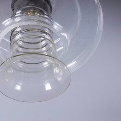 1950's Große „Bullicante“-Glas-Hängeleuchte