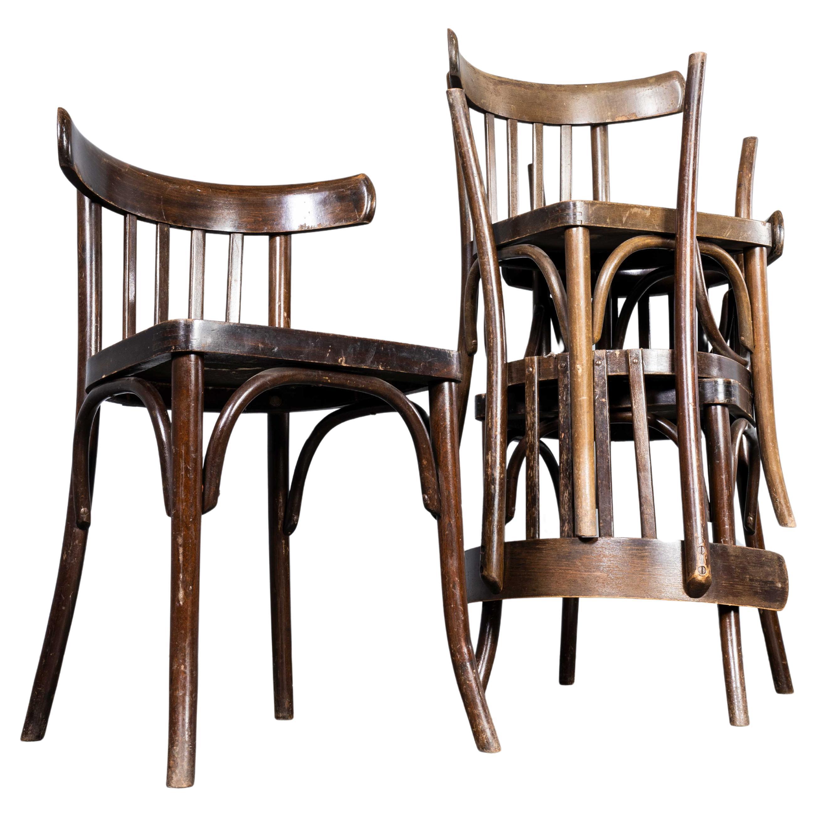1940’s Bentwood Debrecen Classic Back Dining Chairs – Set Of Four