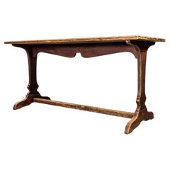 1920's Original French Café Tables - Speckled Tops