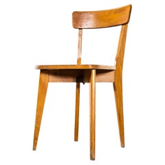 1950’s French Luterma Cross Base Bentwood Dining Chairs
