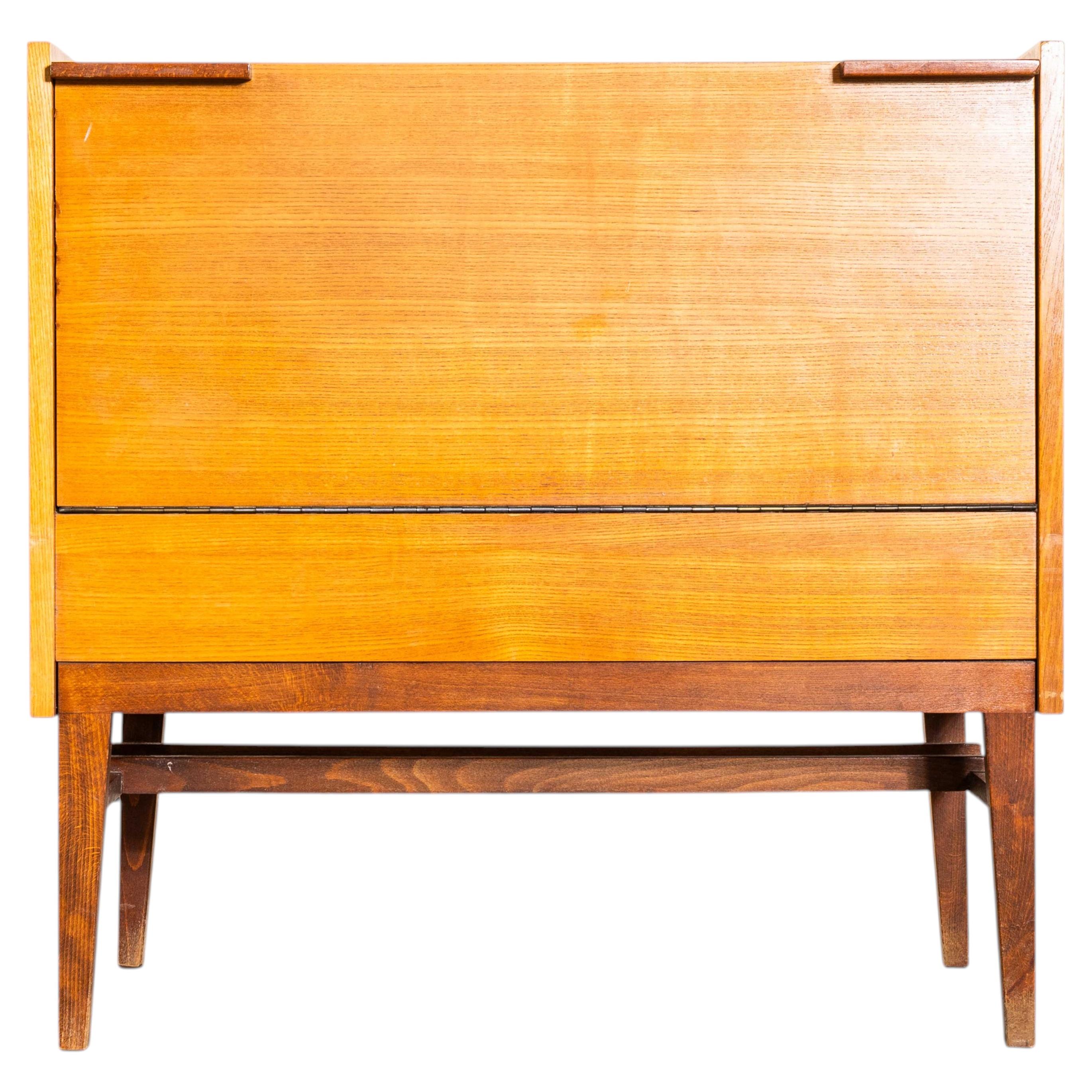 1950's Original Birch Blanket Box - Small Cabinet By Tatra Pravenec For Sale