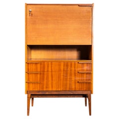 1960's Mittelgroßer Mid Century Schreibtisch - Kabinett