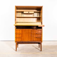 1960's Medium Sized Mid Century Desk - Cabinet