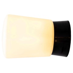 1950’s New Old Stock Opaque Knob Ceiling Or Wall Lamp