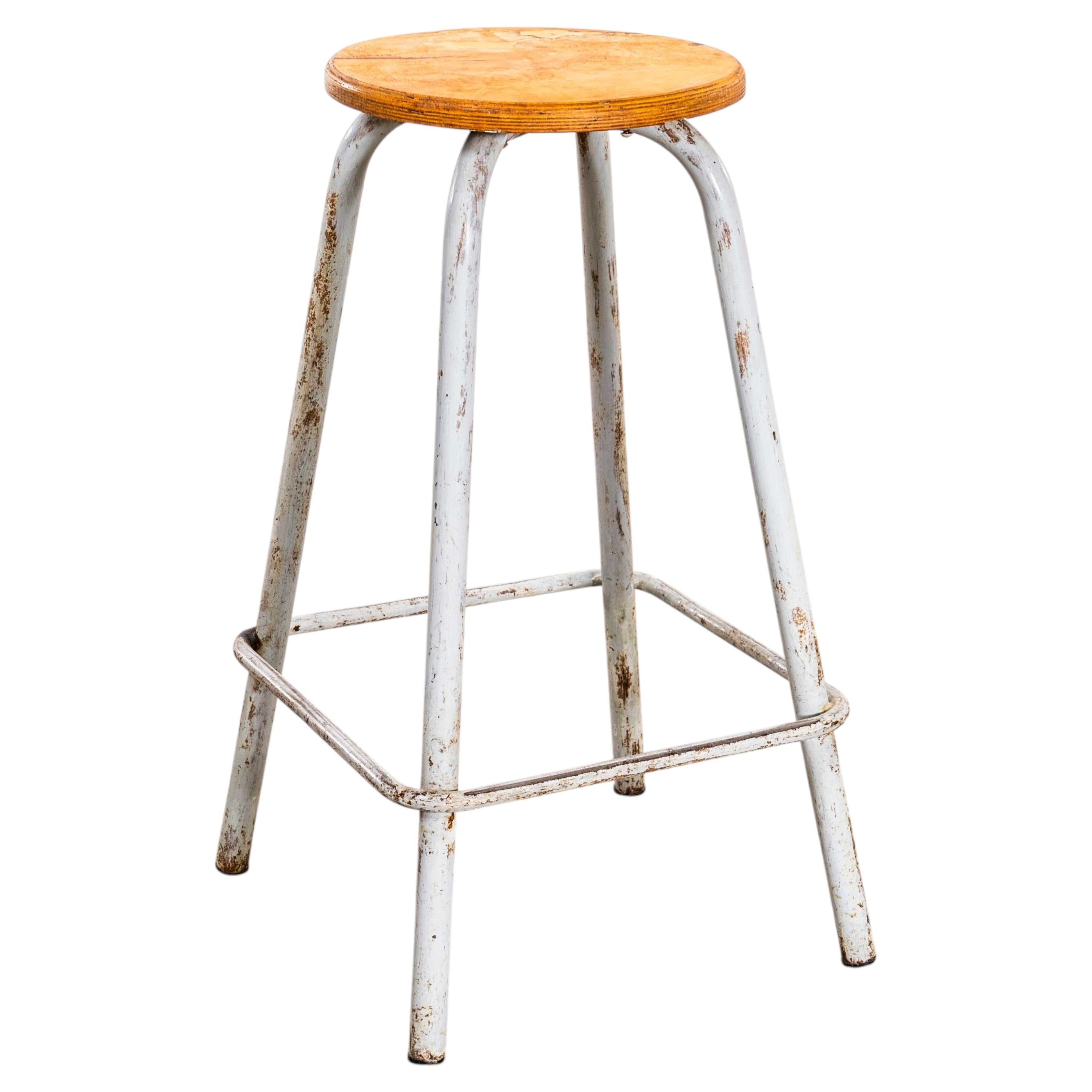 1950’s French Tall Industrial Stools