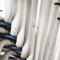 1970's Thonet Dining Chairs For The German Military - Blue - Good Qty Available