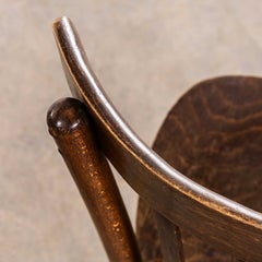 1970’s Classic Crescent Back Dining Chairs By Ton - Pair