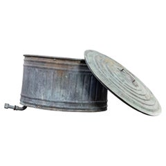 Botte placcata in rame dei birrai francesi degli anni '40