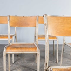 1960's French Mullca Stacking - Dining Chairs - Grey Model 510 - Large Quantity