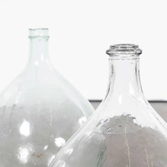 Vintage French Glass Demijohns - Pair (957.22)