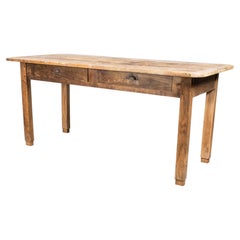 Table de ferme française originale des années 1950