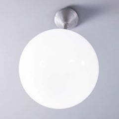 1950's Original French Tabac Opal Glass Lights - Pair - 958