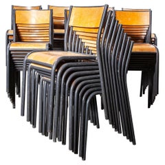 1950s French Mullca Dining Chairs, Set of Four, Other Quantities Available