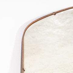 1930's Bevelled Edge Shaped Mirror
